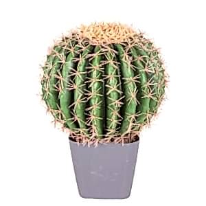 Yapay Kaktüs, Yuvarlak Saksılı - 35 cm