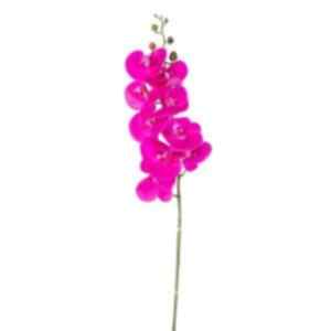 Yapay Çiçek, Orkide, Gerçek Dokunuş, Fuşya - 90 cm