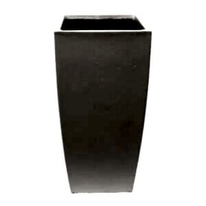 Beton Saksı, Kare, Beyaz - 35x35x70 cm