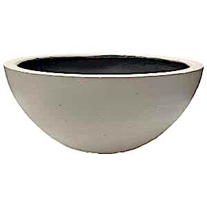 Beton Saksı, Bonzai, Beyaz - 52x22 cm
