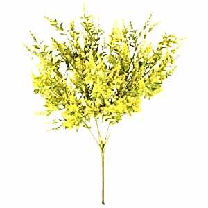 Yapay Çiçekli Bitki, Sarı - 55 cm