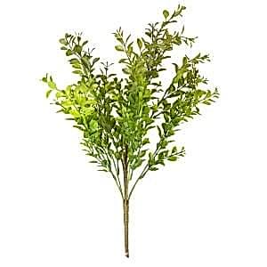 Yapay Bitki, Şimşir Demet, Kızıl/Yeşil - 55 cm