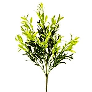 Yapay Çay Demeti, Açık Yeşil - 55 cm