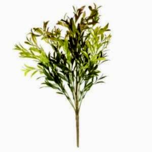 Yapay Çay Demeti, Kızıl/Yeşil - 55 cm