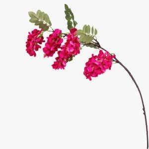 Yapay Çiçek, Salkım Visterya, Fuşya - 90 cm
