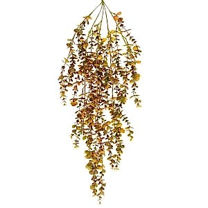 Yapay Bitki, Sarmaşık Okaliptus Demet, Kahverengi-Yeşil - 90 cm