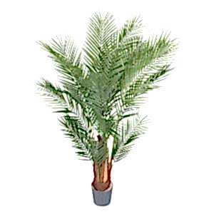 Yapay Palmiye Ağacı 18 Yaprak Yeşil 120 Cm.