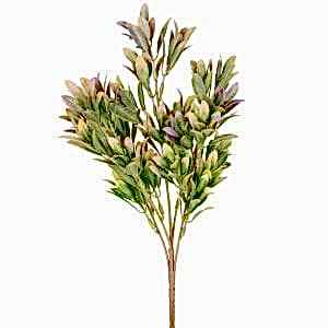 Yapay Bitki Demeti, Şimşir, Mor - 40 cm