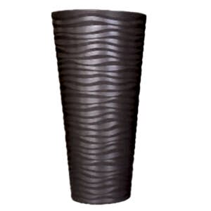 Plastik Saksı, Konik, Kahve - Küçük