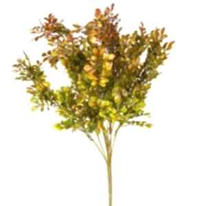 Yapay Bitki, Şimşir Demet, Kızıl/Yeşil - 55 cm