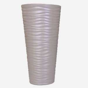 Plastik Saksı, Konik, Kahve, Büyük - 80x36 cm