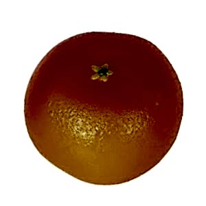 Yapay Mandalina, Turuncu - 7,5x5,5 cm