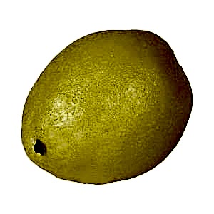 Yapay Limon, Sarı - 9,5x7x6 cm