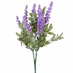 Yapay Bitki, Lavanta Demet, Mor - 37 cm