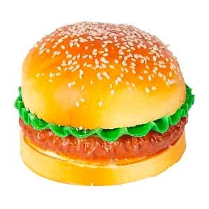 Yapay Hamburger, Kahverengi - 10x7 cm