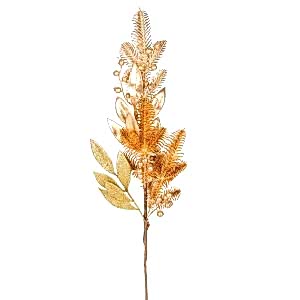 Yılbaşı Süsü, Simli Dal, Gold - 78 cm