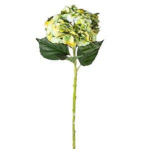 Yapay Çiçek, Ortanca, Yeşil - Islak Dokulu, 106 cm
