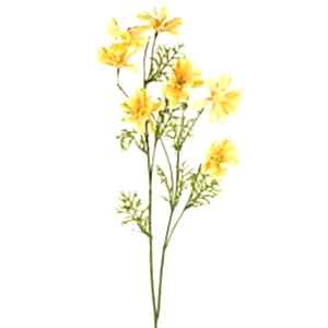Yapay Çiçek, Papatya, Sarı - 70 cm
