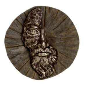 Duvar Dekoru, Mask - Sol Surat, 24x10 cm