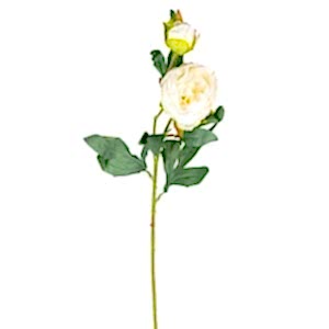 Yapay Çiçek, Şakayık, Beyaz - 66 cm