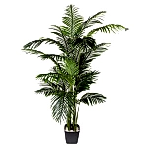 Yapay Ağaç Areka Palmiye, Gerçek Dokulu, Yeşil - 20 Yaprak, 190 cm