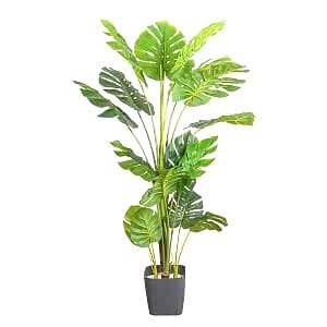 Yapay Deve Tabanı Ağacı (Monstera), Gerçek Dokulu - 16 Yapraklı, 150 cm