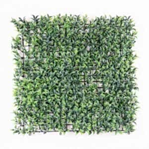 Yapay Çay Bitkisi Tabaka, Yeşil - UV Korumalı, Dış Mekan Uyumlu, 50x50 cm