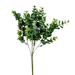 Yapay Çiçek, Okaliptus, Yeşil - 30 cm