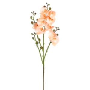 Yapay Çiçek, Orkide, Gerçek Dokulu, Somon - 80 cm