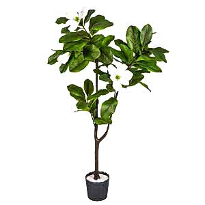Yapay Manolya Ağacı, Gerçek Dokulu - 120 cm