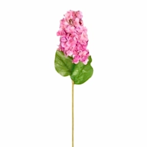 Yapay Ortanca, Islak Dokulu, Pembe - 70 cm