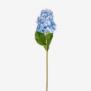 Yapay Ortanca, Islak Dokulu, Açık Mavi - 70 cm