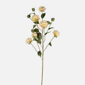 Yapay Çiçek, Krizantem, Krem - 77 cm