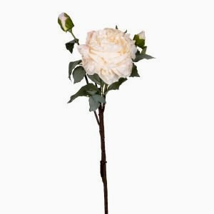 Yapay Çiçek, Şakayık, Kurumuş Efektli, Krem - 60 cm