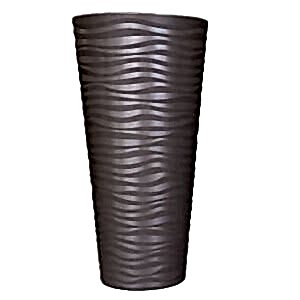 Plastik Saksı, Konik, Kahve - Orta