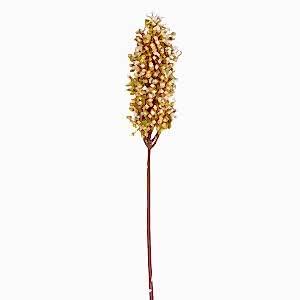 Yapay Çiçek, Sorgum Bitkisi, Beyaz - 47 cm