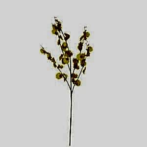 Yapay Çiçek, Kelebek Orkide, Sarı - 85 cm