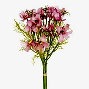Yapay Çiçek, Papatya, Pembe - 35 cm