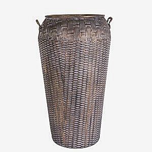 Metal Saksı, Kulplu - 40,5x71 cm